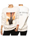 Women's Close Print Sweatshirt NUW18296 - IH NOM UH NIT - BALAAN 4