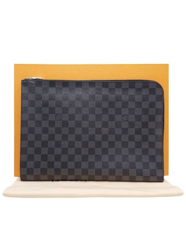 Women s N64437 Damier Graphite Pochette Jour GM Clutch Bag - LOUIS VUITTON - BALAAN 9