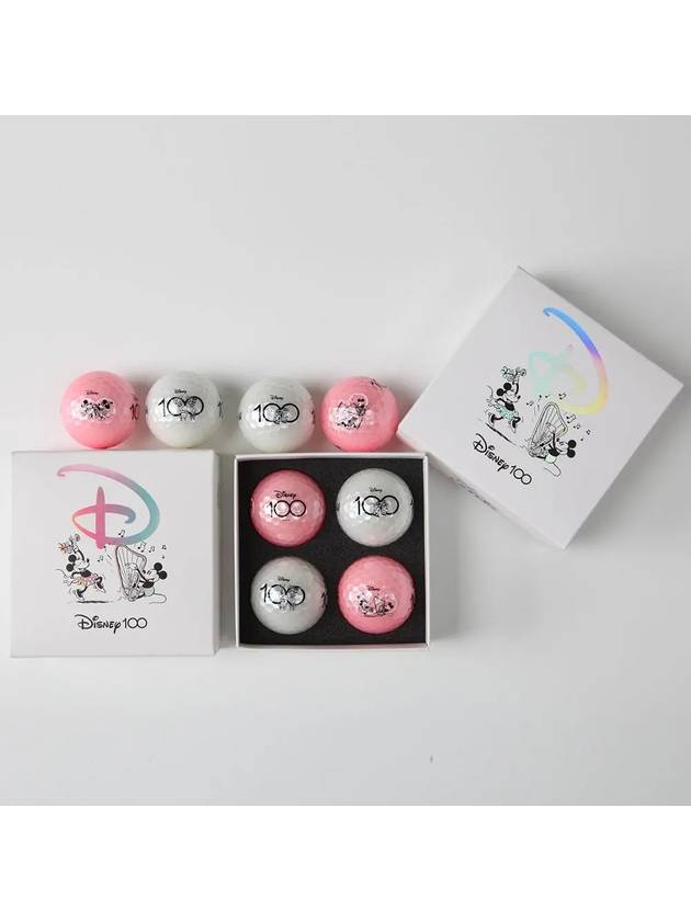 Golf Ball Disney 100th Anniversary Jewelry Solice 4 Balls - VOLVIK - BALAAN 4