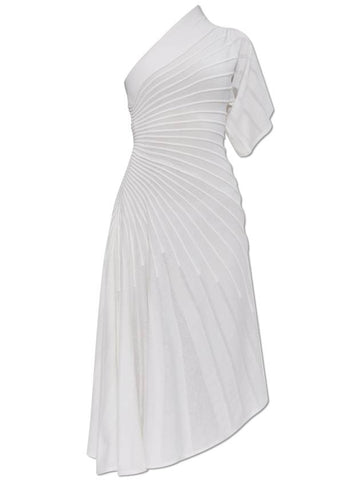 Alaïa Wool Dress, Women's, White - ALAIA - BALAAN 1