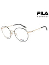 Glasses Frame VFI093 0301 Round Metal Men Women Glasses - FILA - BALAAN 1