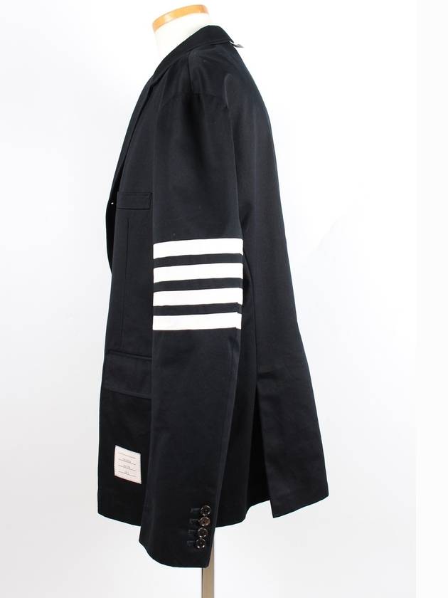 diagonal armband blazer - THOM BROWNE - BALAAN 3