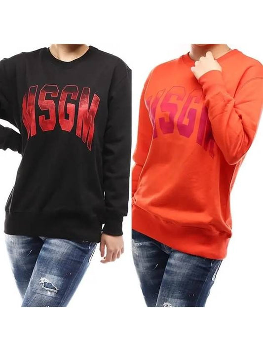 Women's Big Logo Printing Sweatshirt 2841MDM201 - MSGM - BALAAN 1