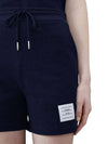 Logo Patch Shorts Navy - THOM BROWNE - BALAAN 5