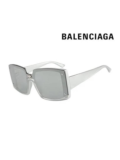 Eyewear WoMen's Square Acetate Sunglasses Silver - BALENCIAGA - BALAAN 2