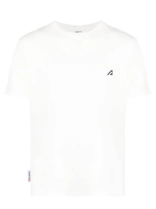 Iconic Logo Short Sleeve T-Shirt White - AUTRY - BALAAN 2