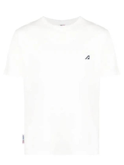 Iconic Logo Short Sleeve T-Shirt White - AUTRY - BALAAN 2