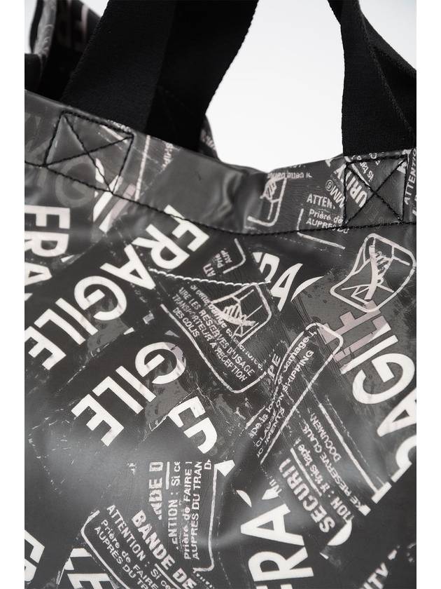 All Over Print Tote Bag Black - MAISON MARGIELA - BALAAN 6