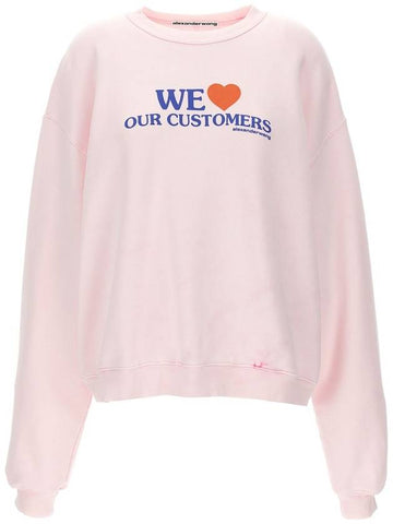 Alexander Wang 'We Love Our Customers' Sweatshirt - ALEXANDER WANG - BALAAN 1