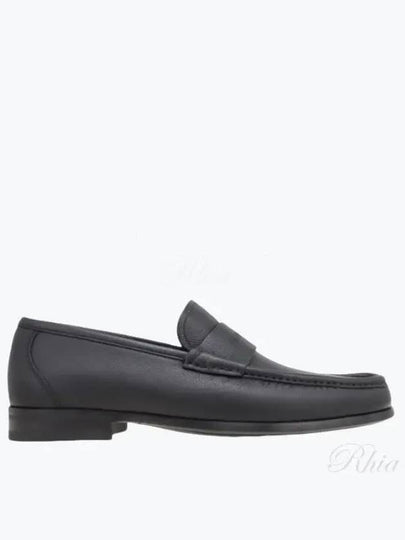 Moccasin Signature Calfskin Loafers Black - SALVATORE FERRAGAMO - BALAAN 2