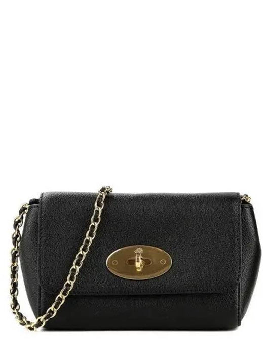 Lily Small Shoulder Bag Black - MULBERRY - BALAAN 2