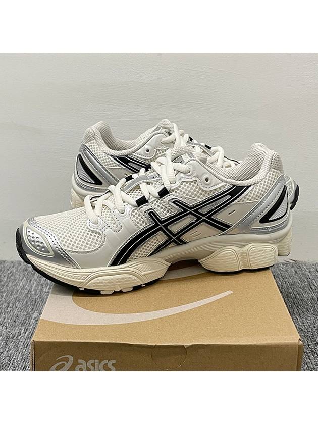 Gel Nimbus 9 Low Top Sneakers White Black Sliver - ASICS - BALAAN 7