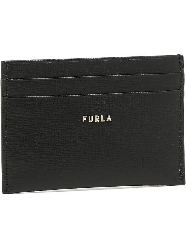 Logo card holder black common wallet PCZ2UNO B30000 O6000 - FURLA - BALAAN 3