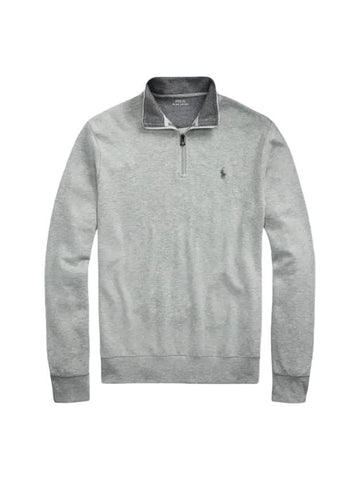 Pony Logo Half Zip-up Sweatshirt Grey - POLO RALPH LAUREN - BALAAN 1