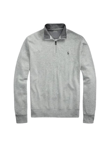 Pony Logo Half Zip-up Sweatshirt Grey - POLO RALPH LAUREN - BALAAN 1