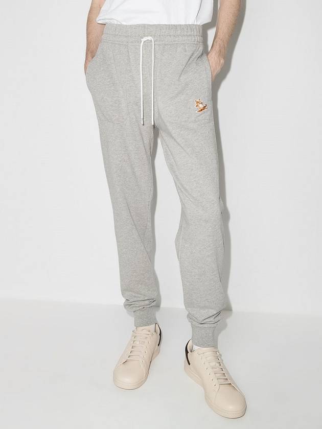 Chillax Fox Patch Classic Track Pants Grey - MAISON KITSUNE - BALAAN 3