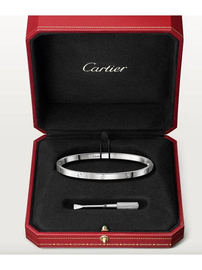 Love Bracelet White Gold Silver - CARTIER - BALAAN 2