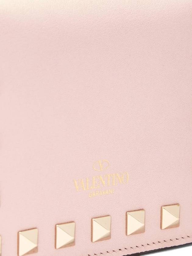 Rockstud French Flap Card Bicycle Wallet NW1P0P39BOL - VALENTINO - BALAAN 7