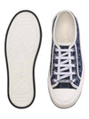 Walk'n'Dior Platform Cotton Low Top Sneaker Blue - DIOR - BALAAN 5