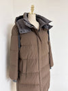 Goose Long Padding Chocolate Color Brunello Cucinelli - BRUNELLO CUCINELLI - BALAAN 2