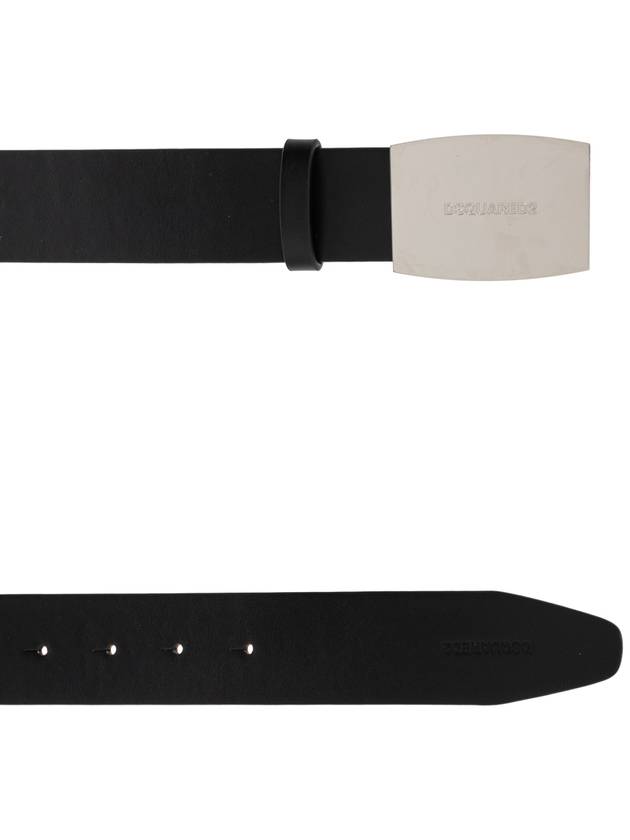 Dsquared2 Leather Belt, Men's, Black - DSQUARED2 - BALAAN 4