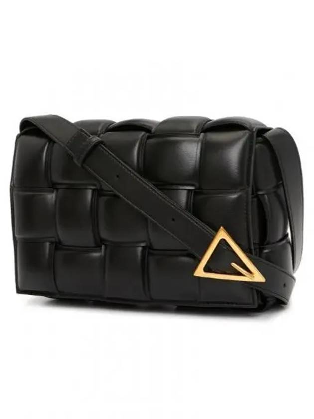 Gold Hardware Padded Cassette Cross Bag Black - BOTTEGA VENETA - BALAAN 2