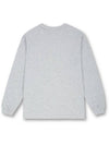 NX Logo Long Sleeve T-Shirt Melange Grey - YOUCHE PRET A PORTER - BALAAN 3