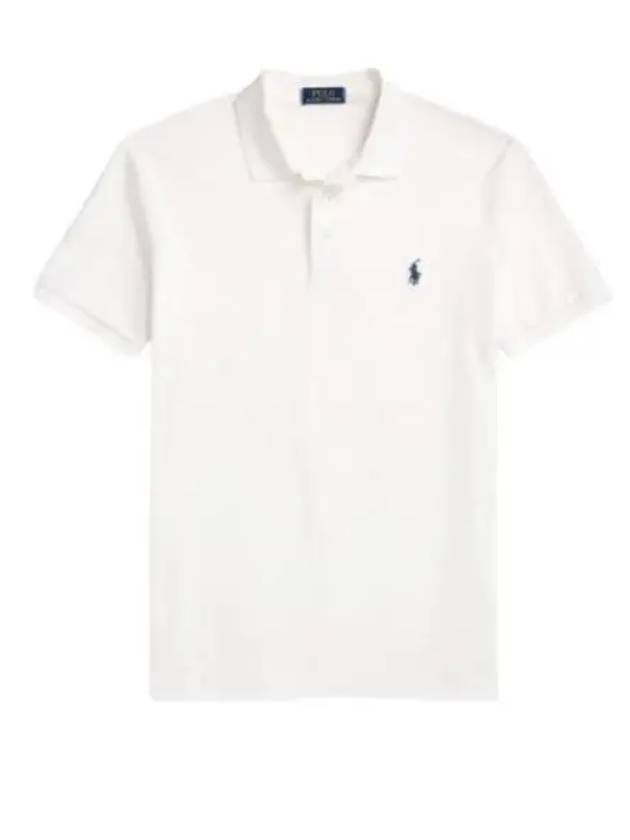 Polo Pony Motif  Polo Shirt White - POLO RALPH LAUREN - BALAAN 2