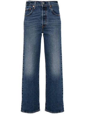 Rib Cage Straight Jeans Blue - LEVI'S - BALAAN 1