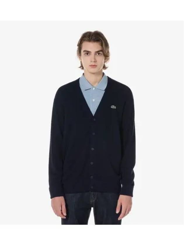 Men s Rings Cardigan Navy - LACOSTE - BALAAN 1