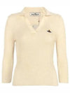 ORB Polo Cashmere Knit Top Ivory - VIVIENNE WESTWOOD - BALAAN 2