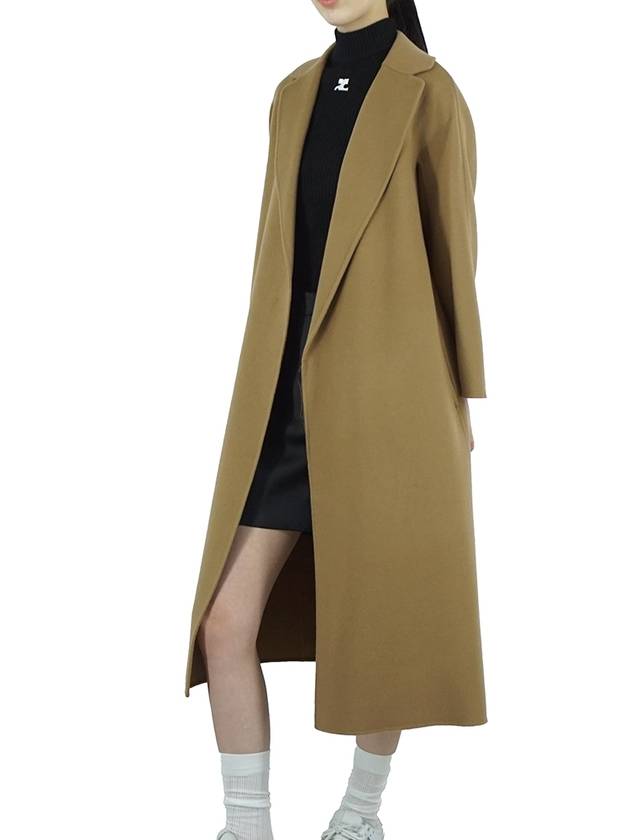 Max Mara Esturia Women s Wool Coat Camel 2429016131600 045 - S MAX MARA - BALAAN 5