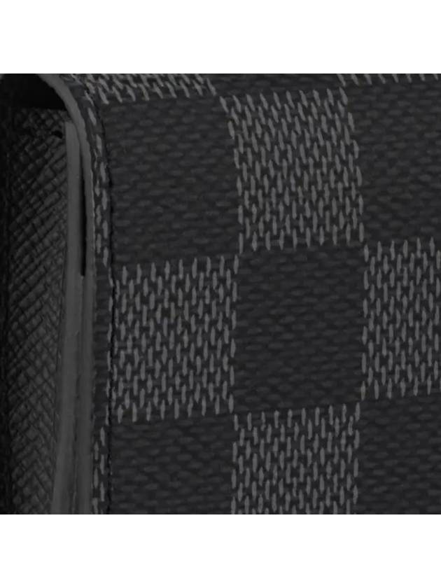 Damier Graphite Envelope Business Card Wallet Black - LOUIS VUITTON - BALAAN 5