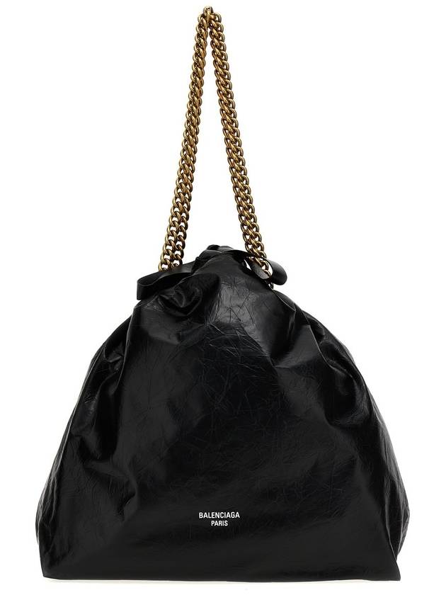 Women's Crush Medium Tote Bag Black - BALENCIAGA - BALAAN 2