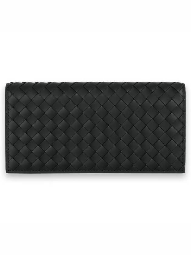 Intrecciato Long Wallet Black - BOTTEGA VENETA - BALAAN 2