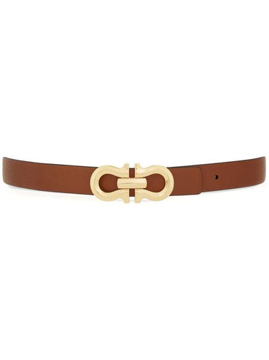 Ferragamo Belts Leather Brown - SALVATORE FERRAGAMO - BALAAN 1