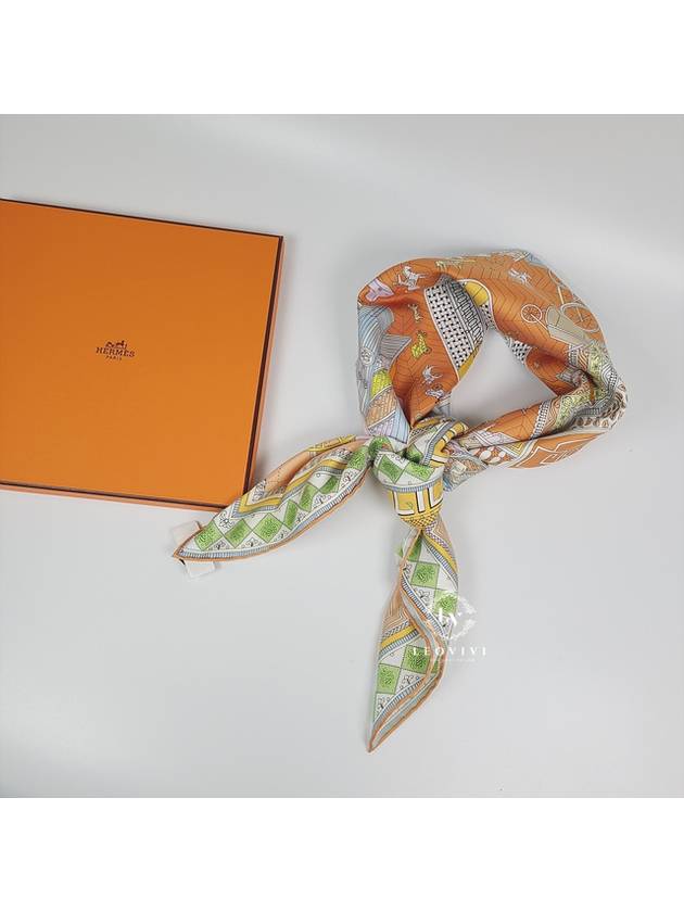 Objets De Curiosite 90 Scarf Potiron - HERMES - BALAAN 10