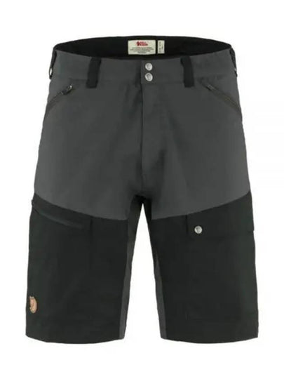 Men's Abisco Midsummer Shorts Dark Grey Black - FJALL RAVEN - BALAAN 2