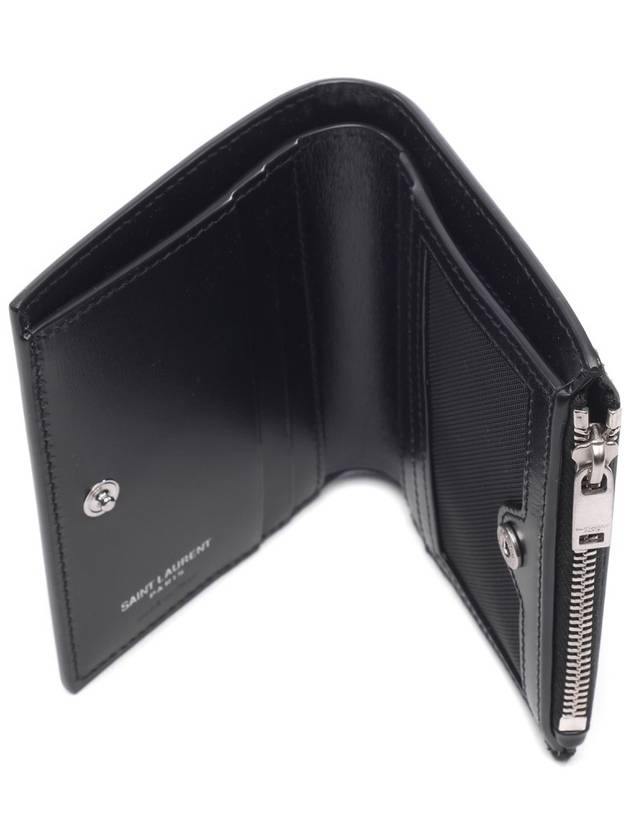 Monogram Half Wallet Black - SAINT LAURENT - BALAAN 7