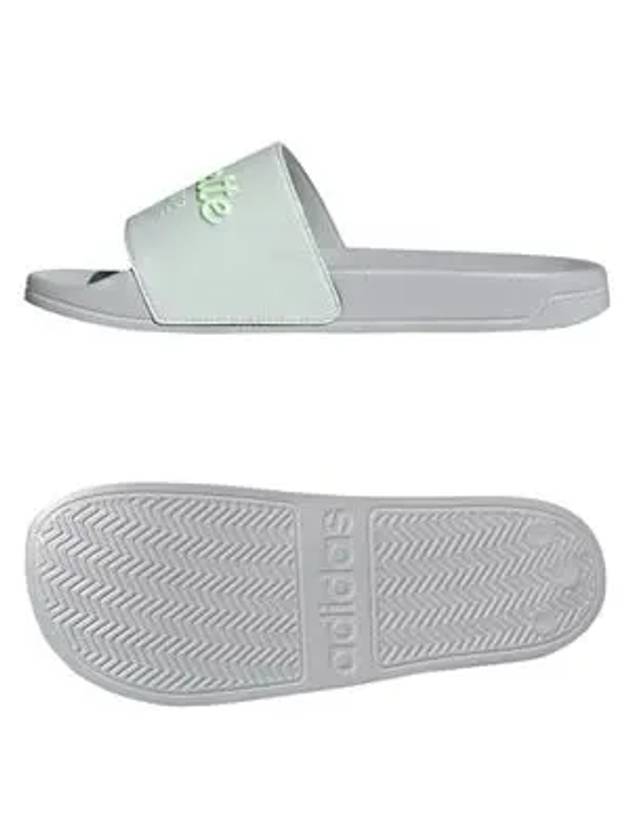 Adilette Shower Slippers Crystal Jade Grey - ADIDAS - BALAAN 3