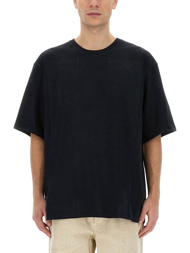 Guizy Back Logo Cotton Short Sleeve T-Shirt Black - ISABEL MARANT - BALAAN 2