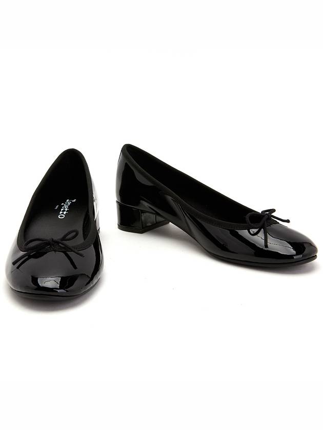 Women's Camille Patent Calfskin Pumps Black - REPETTO - BALAAN 4