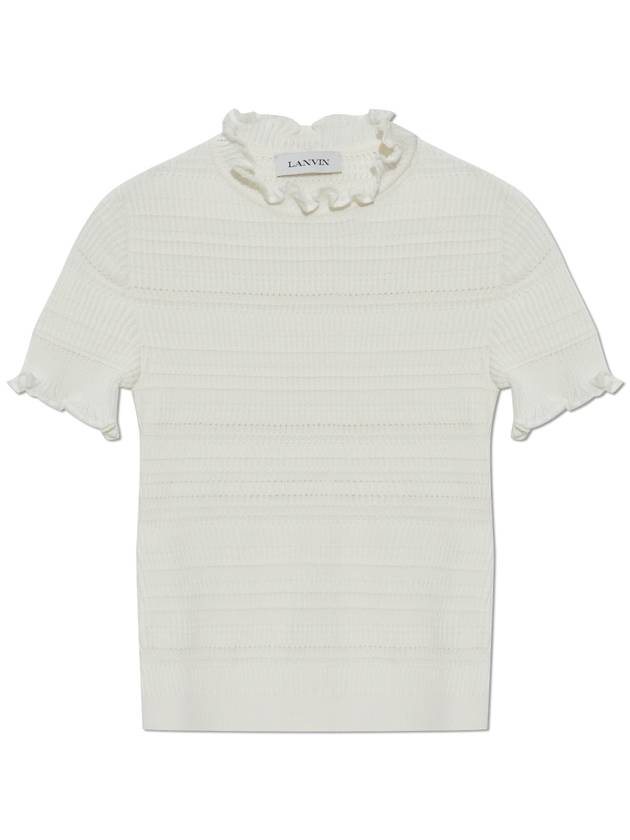 Lanvin Cotton Top, Women's, White - LANVIN - BALAAN 1