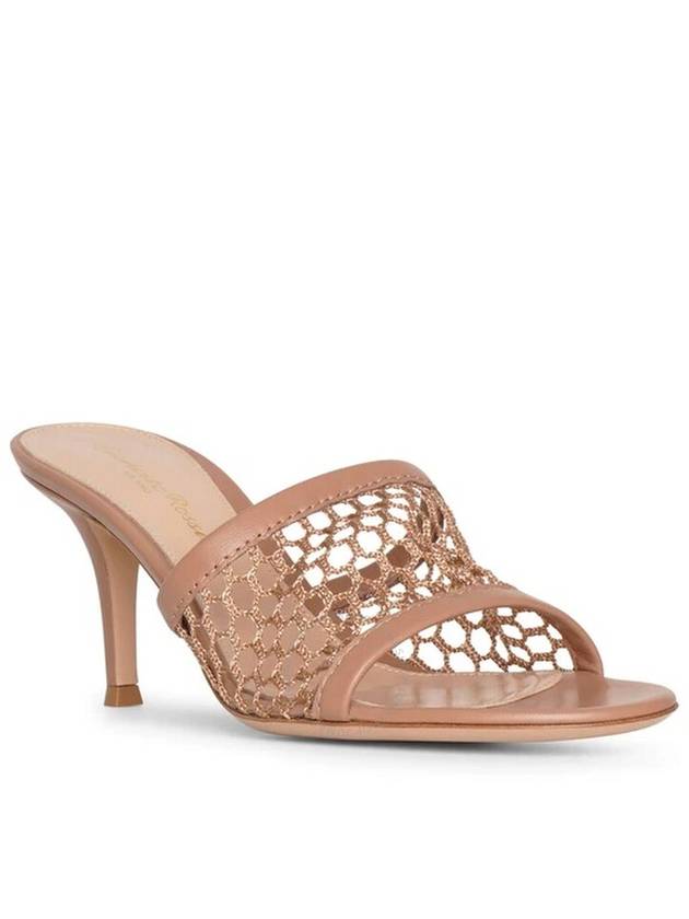 Gianvito Rossi Ladies Jamaica Praline Nappa Mule Sandals, Brand Size 36 ( US Size 6 ) - GIANVITO ROSSI - BALAAN 3