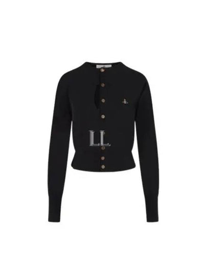 Ripped Embroidery Cardigan Black - VIVIENNE WESTWOOD - BALAAN 2