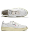 Medalist Leather Low Top Sneakers White - AUTRY - BALAAN 2