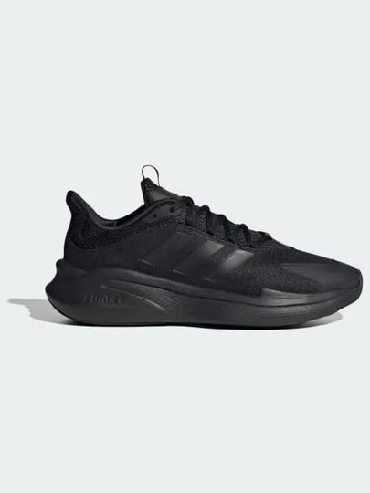 Alpha Edge Plus Low Top Sneakers Core Black - ADIDAS - BALAAN 2