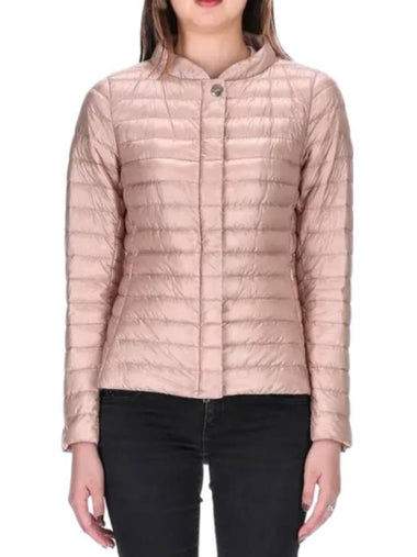 Elena Slim Fit Bomber Padding Indie Pink - HERNO - BALAAN 1