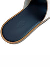 Hermes Izmir Sandal Epsom Blanc De Paris Bleu Celeste - HERMES - BALAAN 6