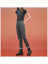 Women's 5 Pocket High Waist Straight Jean Gray - HERMES - BALAAN.